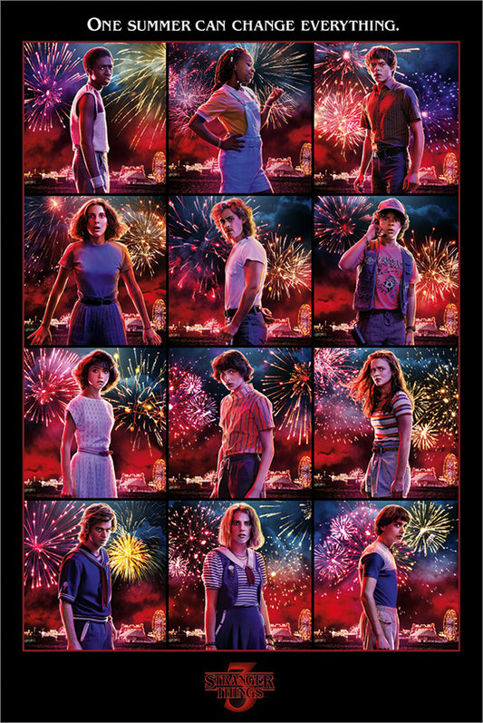 Stranger Things Character Montage Maxi Poster