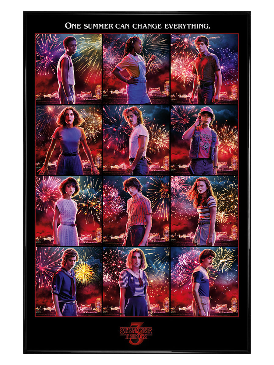 Stranger Things Character Montage Maxi Poster