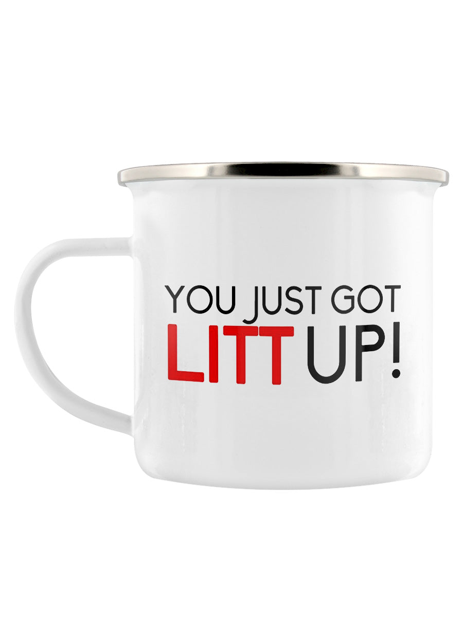 You Just Got Litt Up! Enamel Mug