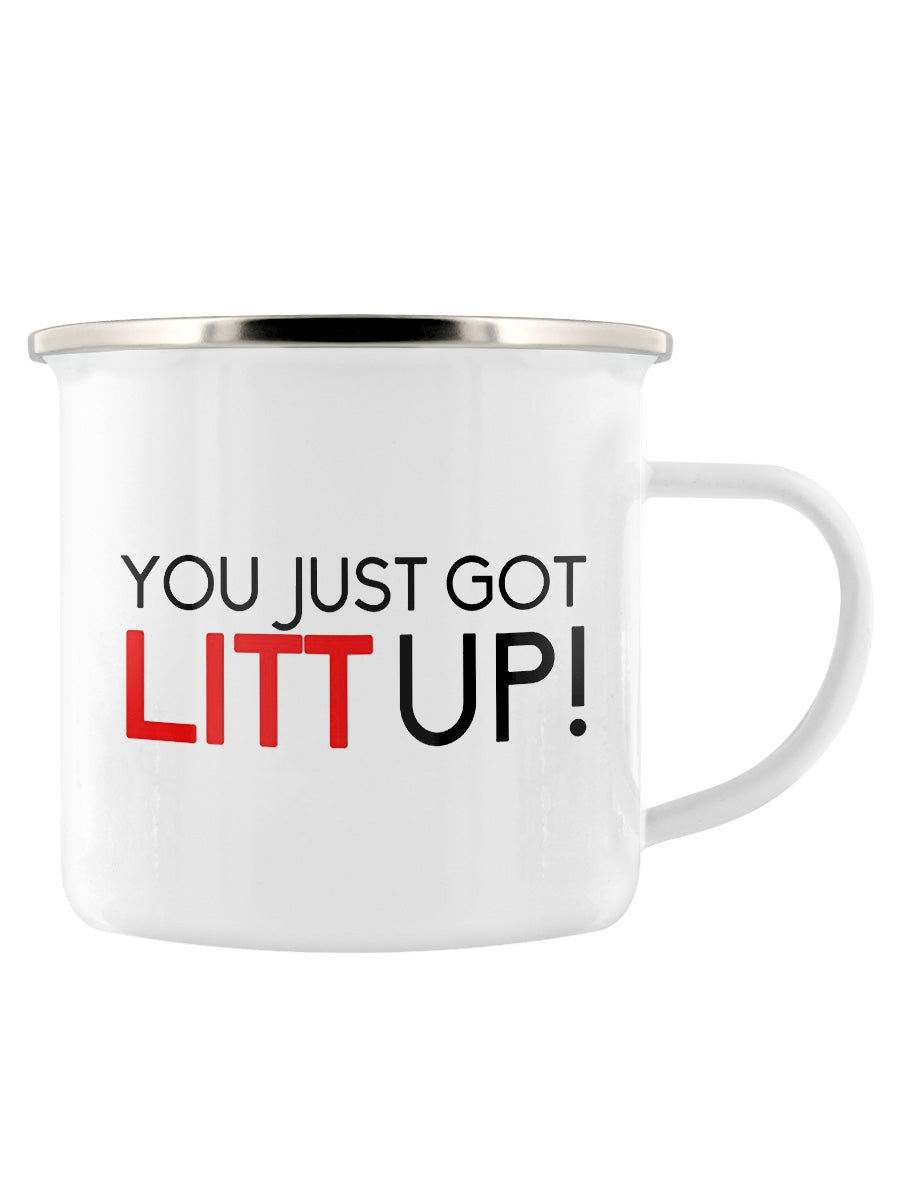 You Just Got Litt Up! Enamel Mug