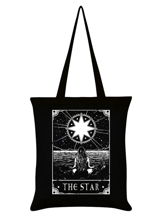 Deadly Tarot - The Star Black Tote Bag