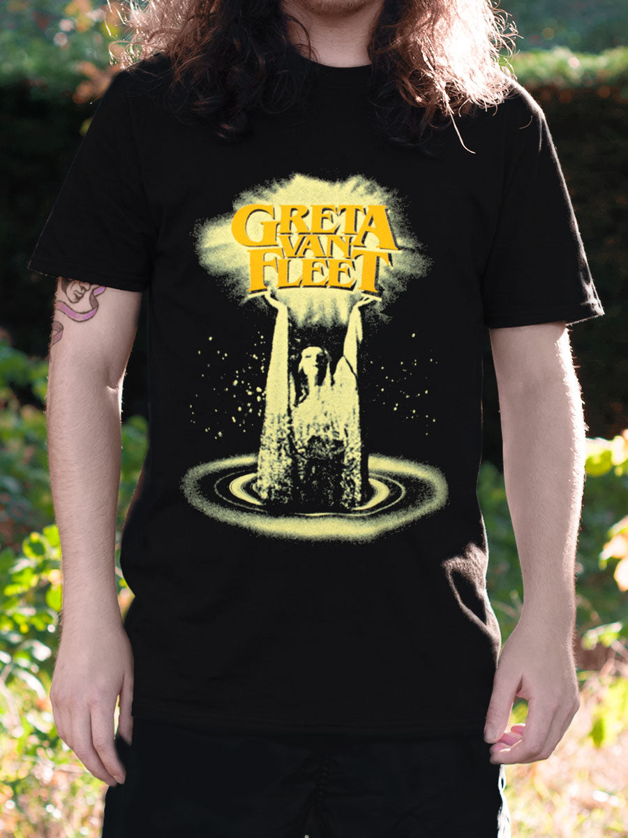 Greta Van Fleet Cinematic Lights Men's Black T-Shirt