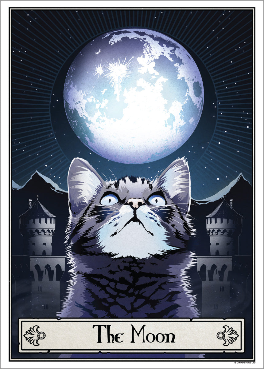 Deadly Tarot Felis - The Moon Mini Poster