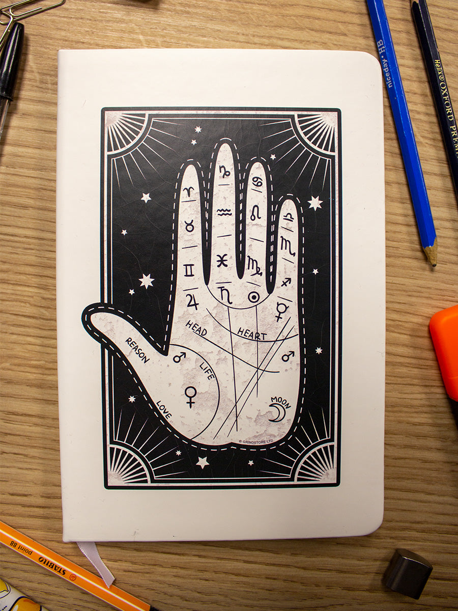 Palmistry Cream A5 Hard Cover Notebook
