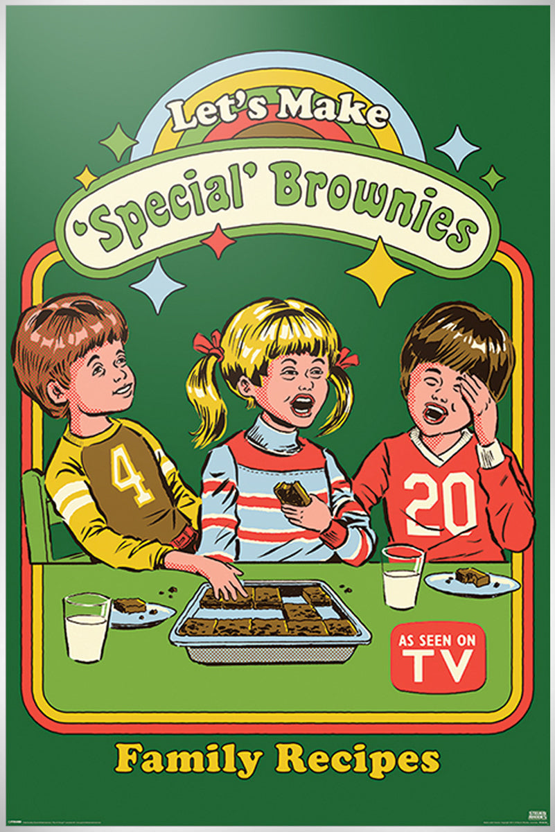 Steven Rhodes Let's Make Special Brownies Maxi Poster
