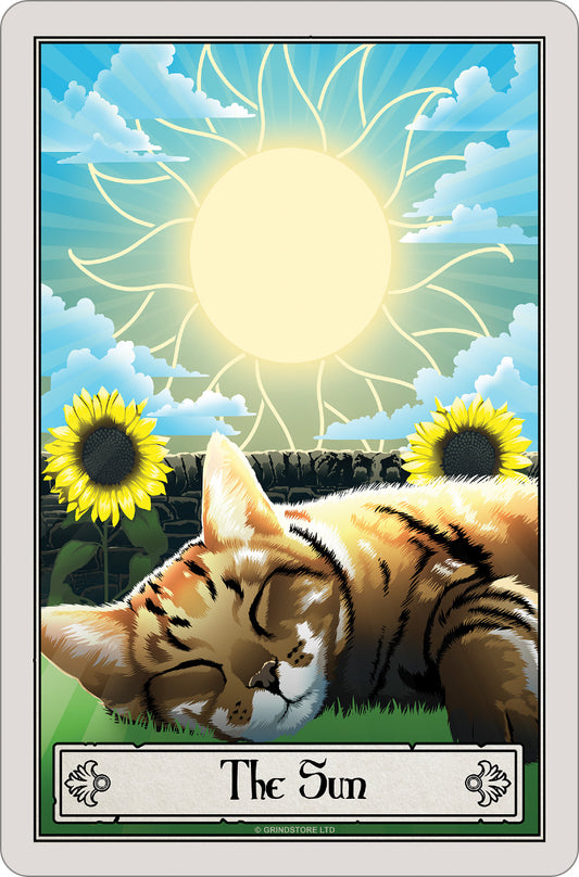 Deadly Tarot Felis - The Sun Small Tin Sign