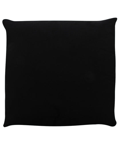 Witchy Kittens Yin Yang Black Cushion