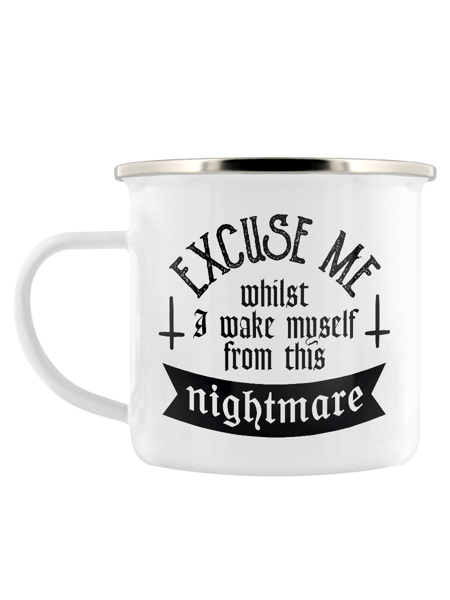 Wake Up From This Nightmare Enamel Mug