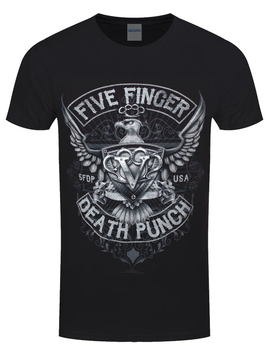 Five Finger Death Punch Eagle Men's Black T-Shirt