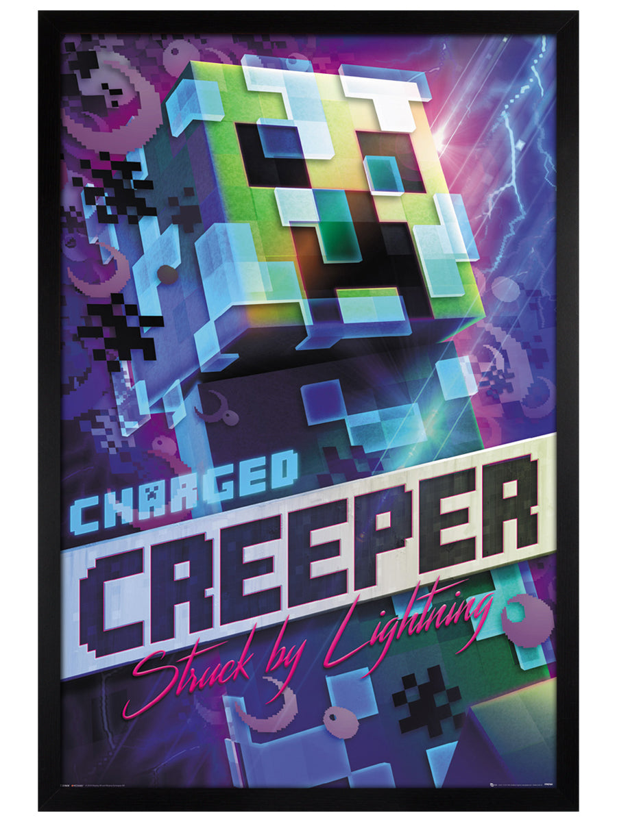 Minecraft Charged Creeper Maxi Poster