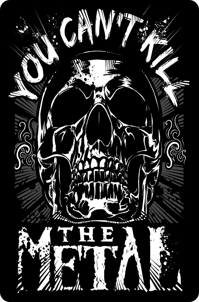 You Can't Kill The Metal Greet Tin Card