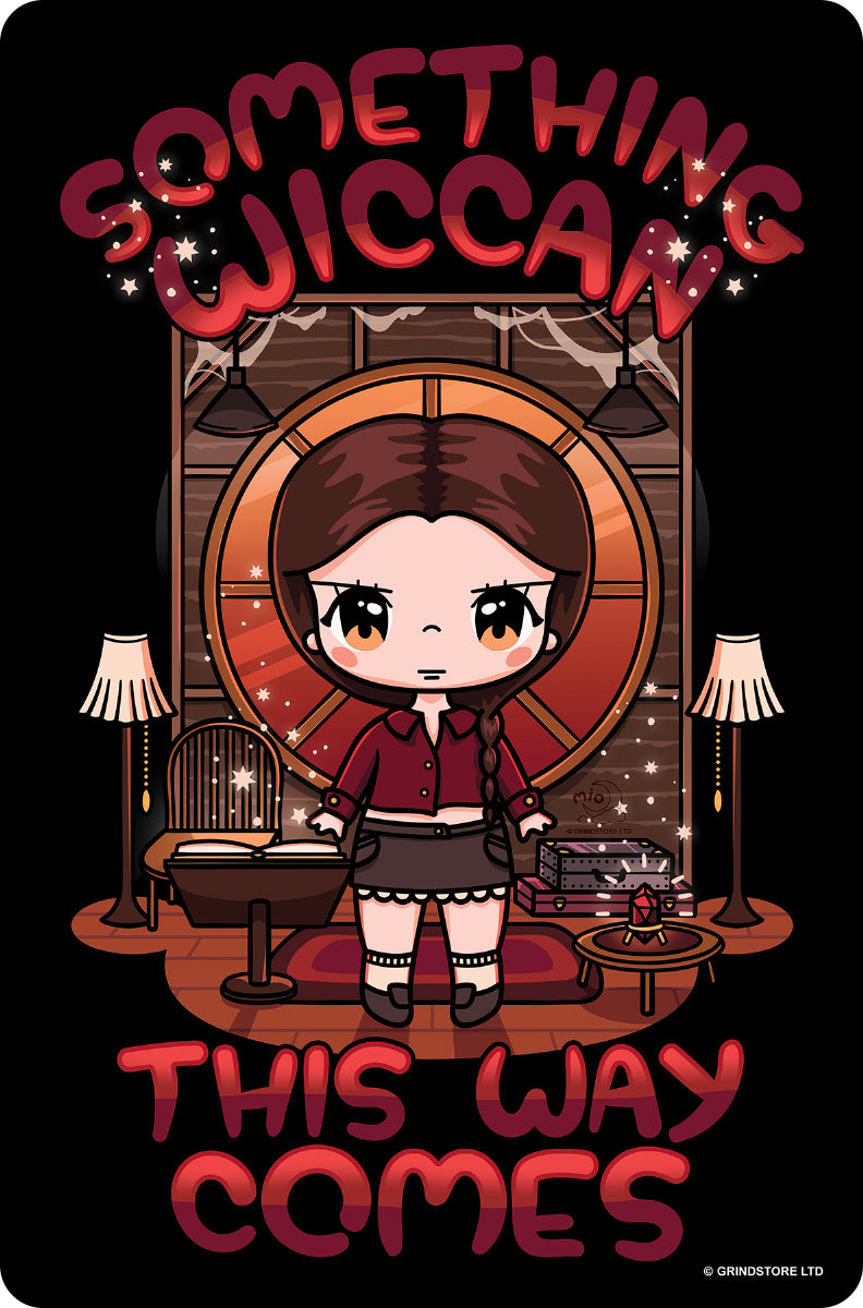 Mio Moon Something Wiccan This Way Comes Greet Tin Card