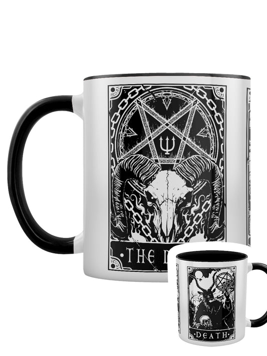 Deadly Tarot - The Devil, The Lovers & Death Black Inner 2-Tone Mug