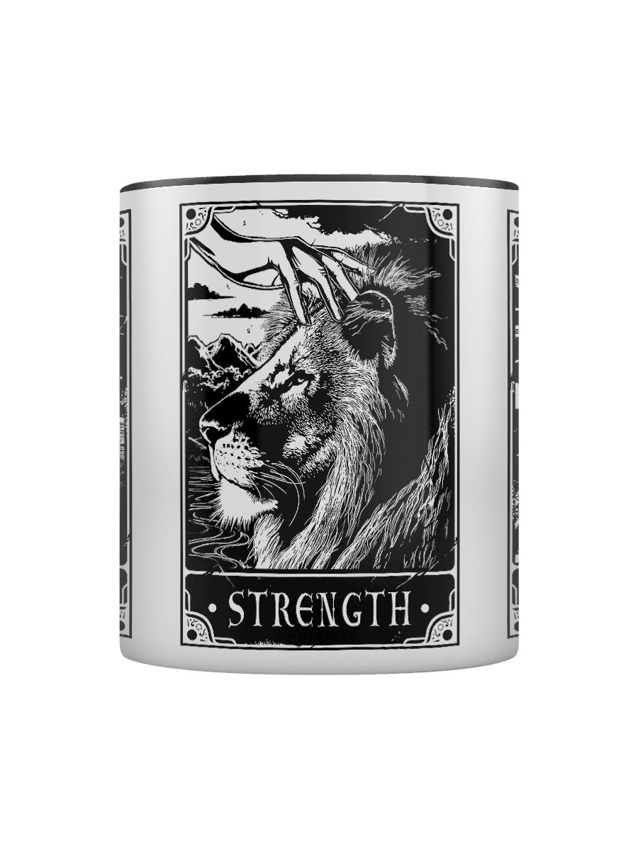 Deadly Tarot - The Star, Strength & The Sun Black Inner 2-Tone Mug