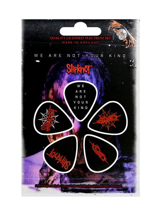 Slipknot We Are Not Your Kind Plectrum 5 Pack