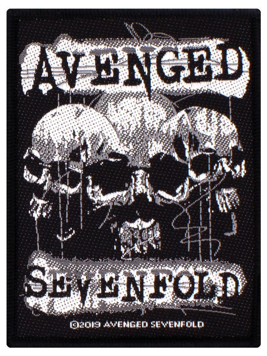 Avenged Sevenfold 3 Skulls Patch