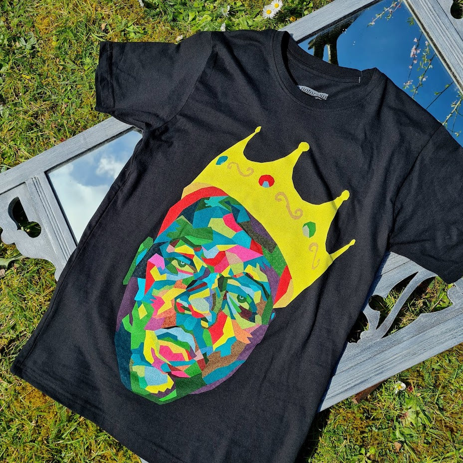 Biggie Crown Men's Black T-Shirt