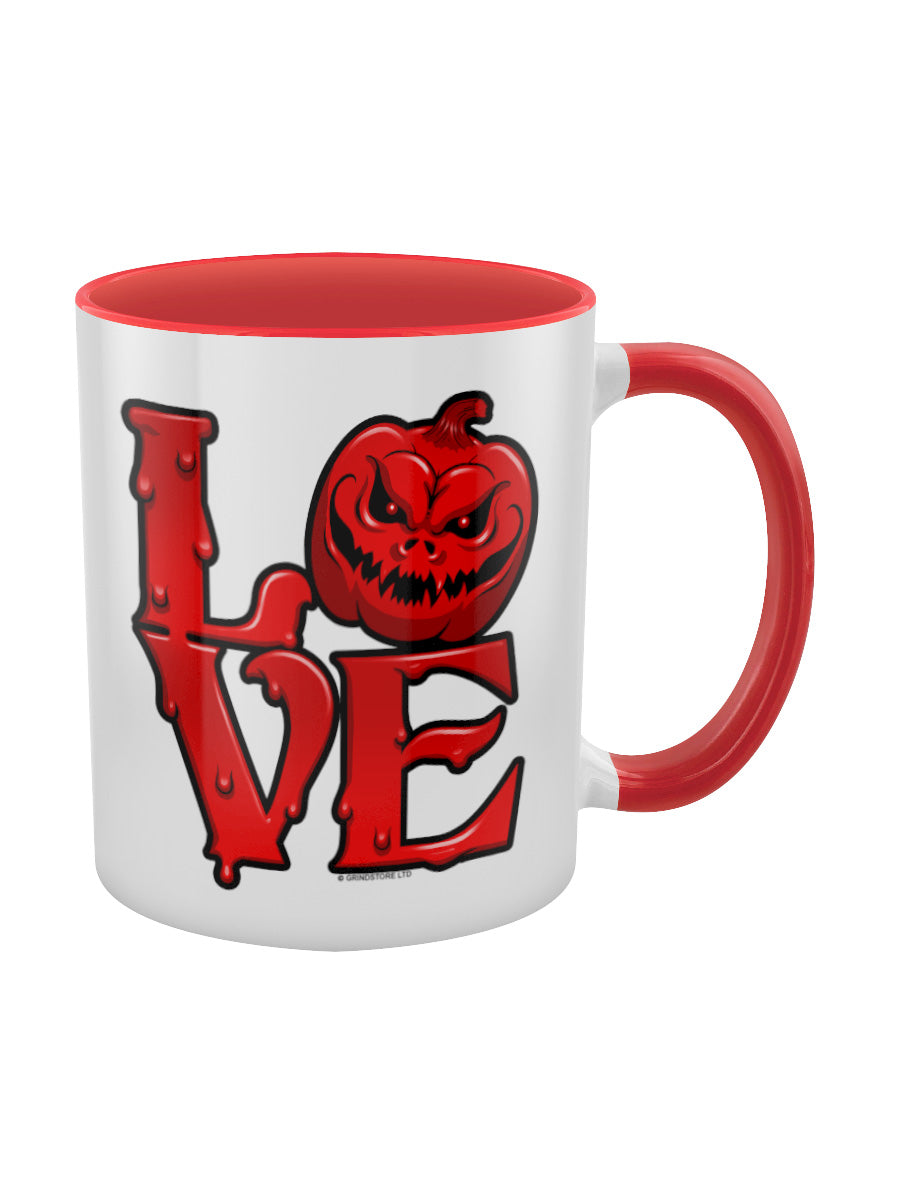 Love Halloween Red Inner 2-Tone Mug
