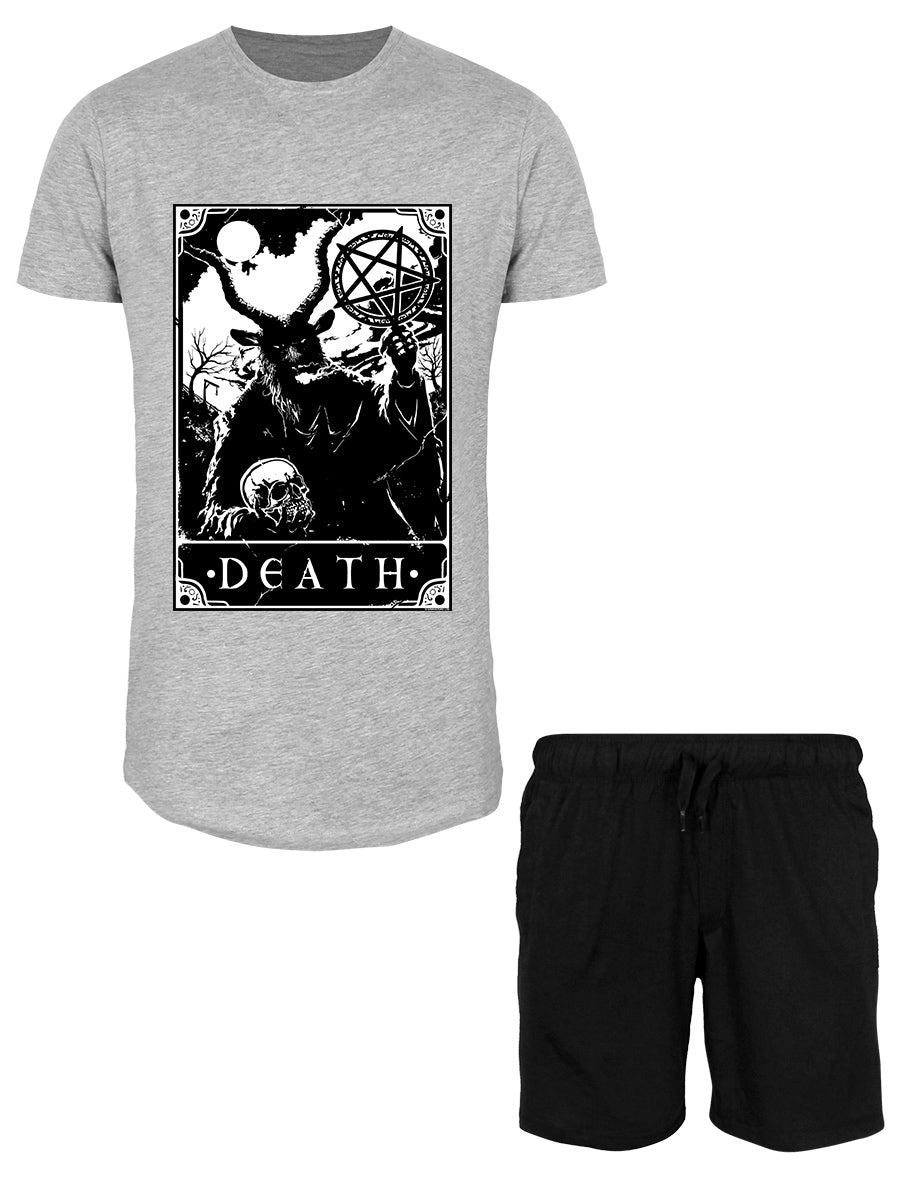 Deadly Tarot - Death Men's Short Pyjama Set