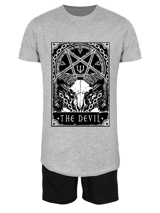 Deadly Tarot - The Devil Men's Short Pyjama Set