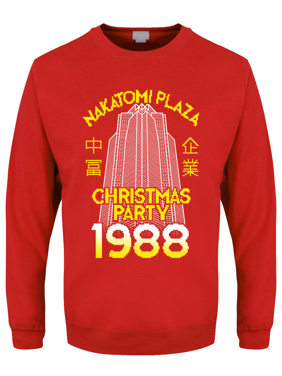 Nakatomi Plaza Men's Red Christmas Jumper