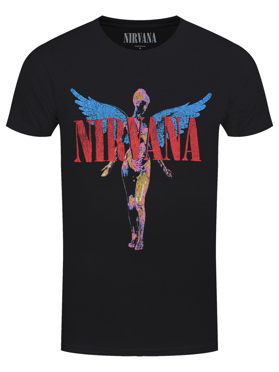 Nirvana Angelic Men's Black T-Shirt - Main Image