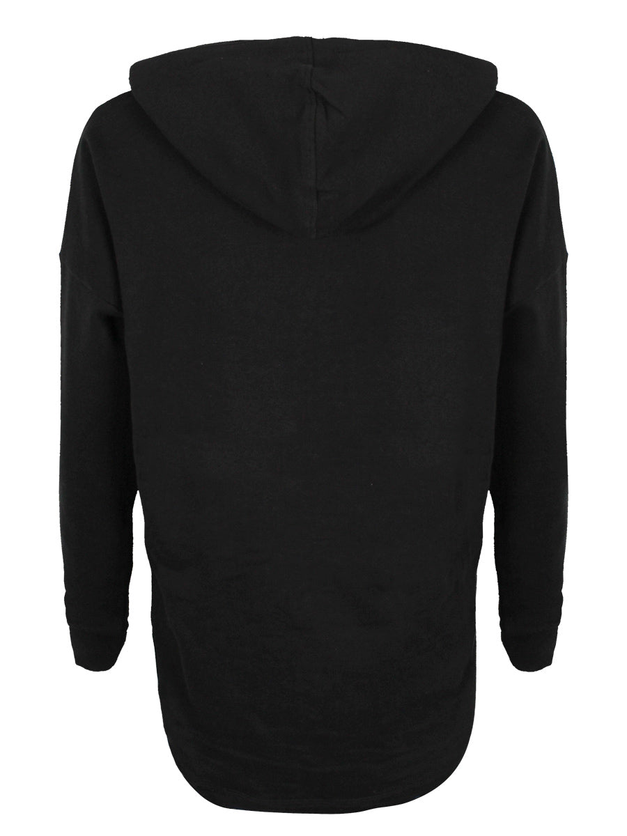 Cute But Psycho Ladies Black Oversized Hoodie