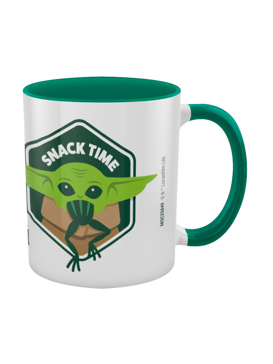 Star Wars: The Mandalorian (Snack Time) Green Coloured Inner Mug