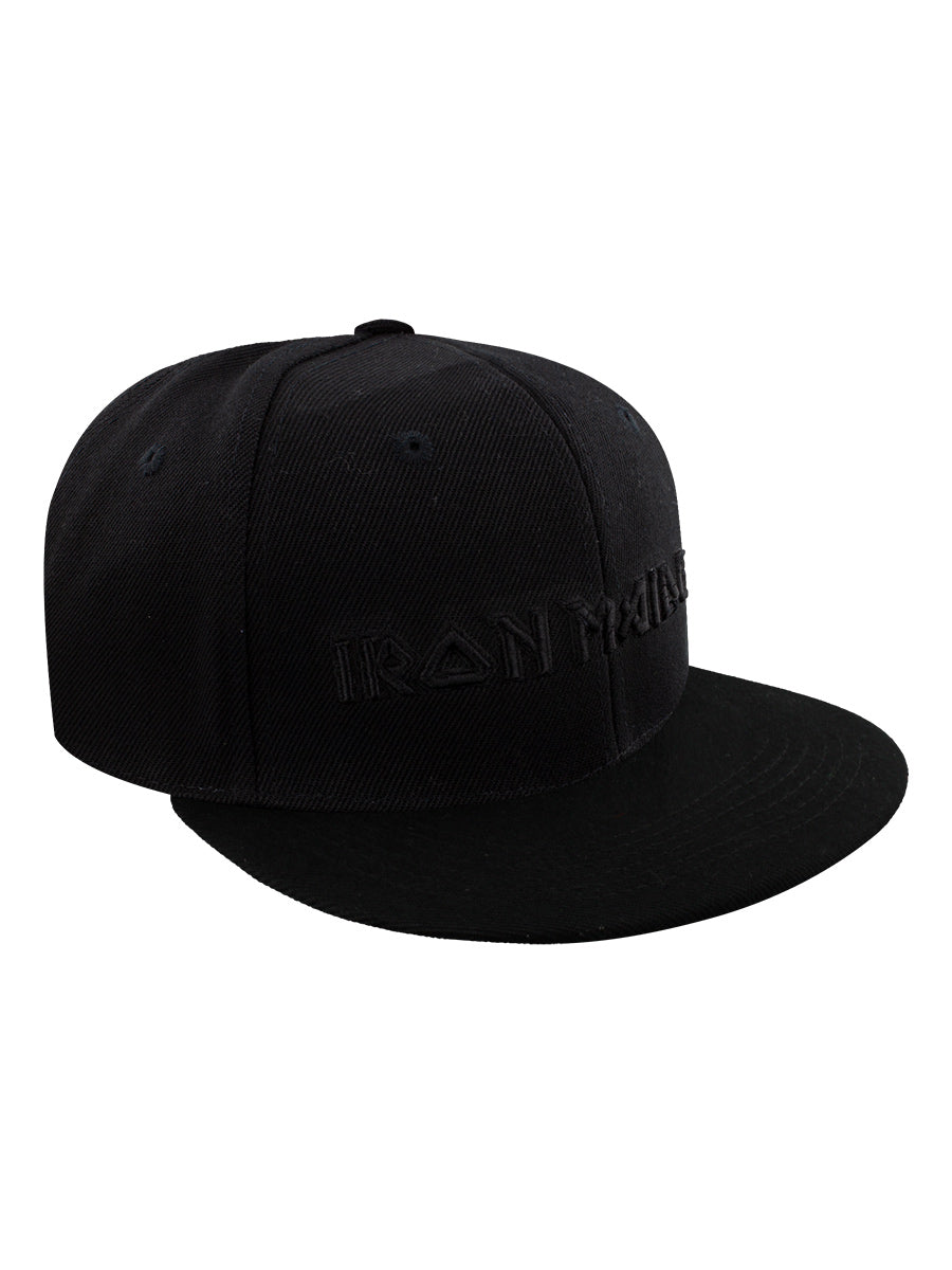 Iron Maiden Unisex Snapback Cap: Logo & Trooper