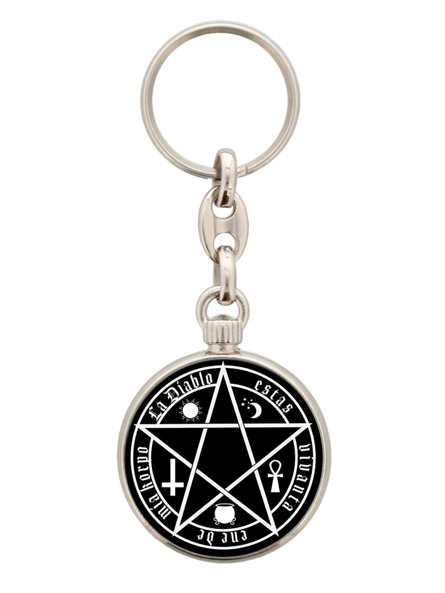 The Devil Is Living In My Flesh Keyring