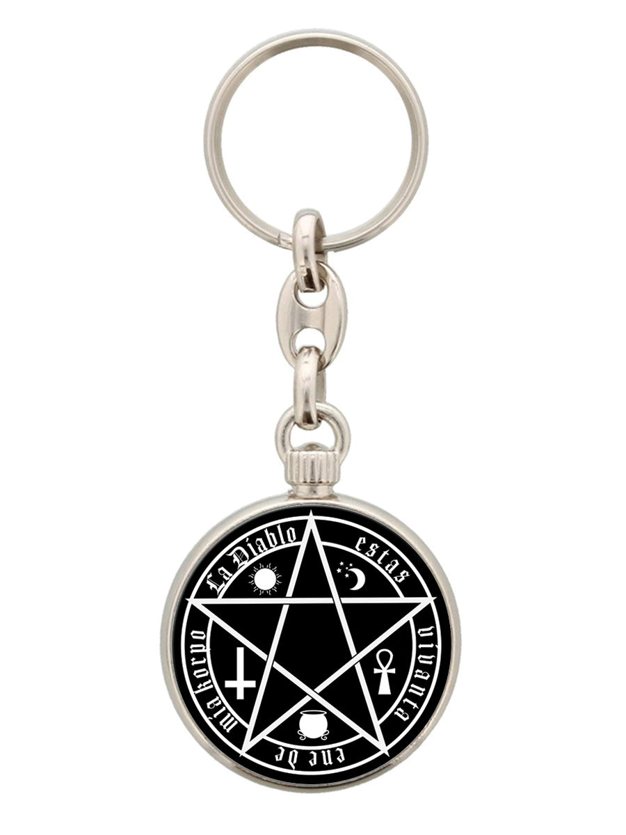 The Devil Is Living In My Flesh Keyring