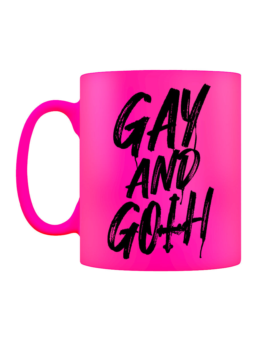 Gay And Goth Neon Pink Mug