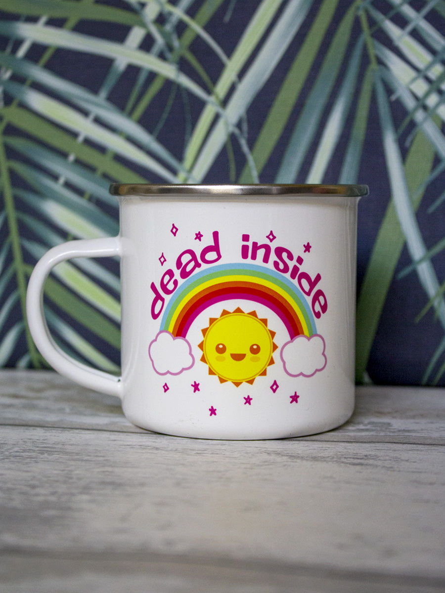 Dead Inside Enamel Mug