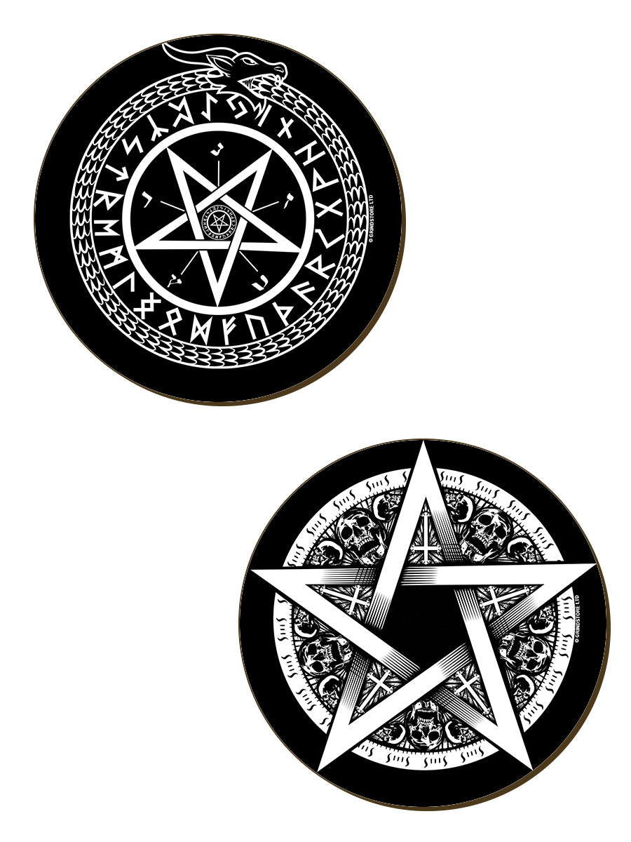 Pentagram 4 Piece Coaster Set