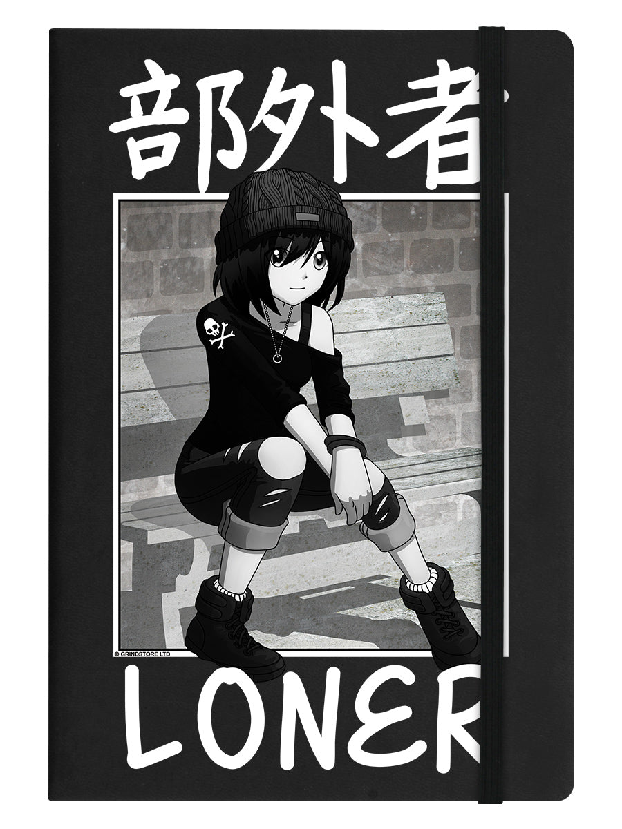 Tokyo Spirit Loner Black A5 Hard Cover Notebook