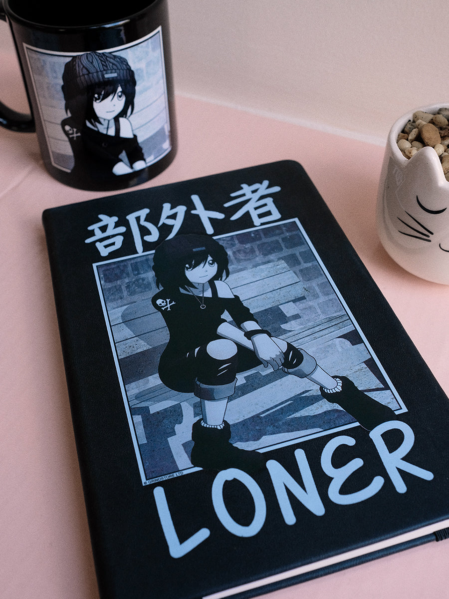 Tokyo Spirit Loner Black A5 Hard Cover Notebook