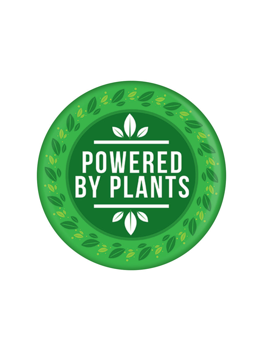 Powered By Plants Badge