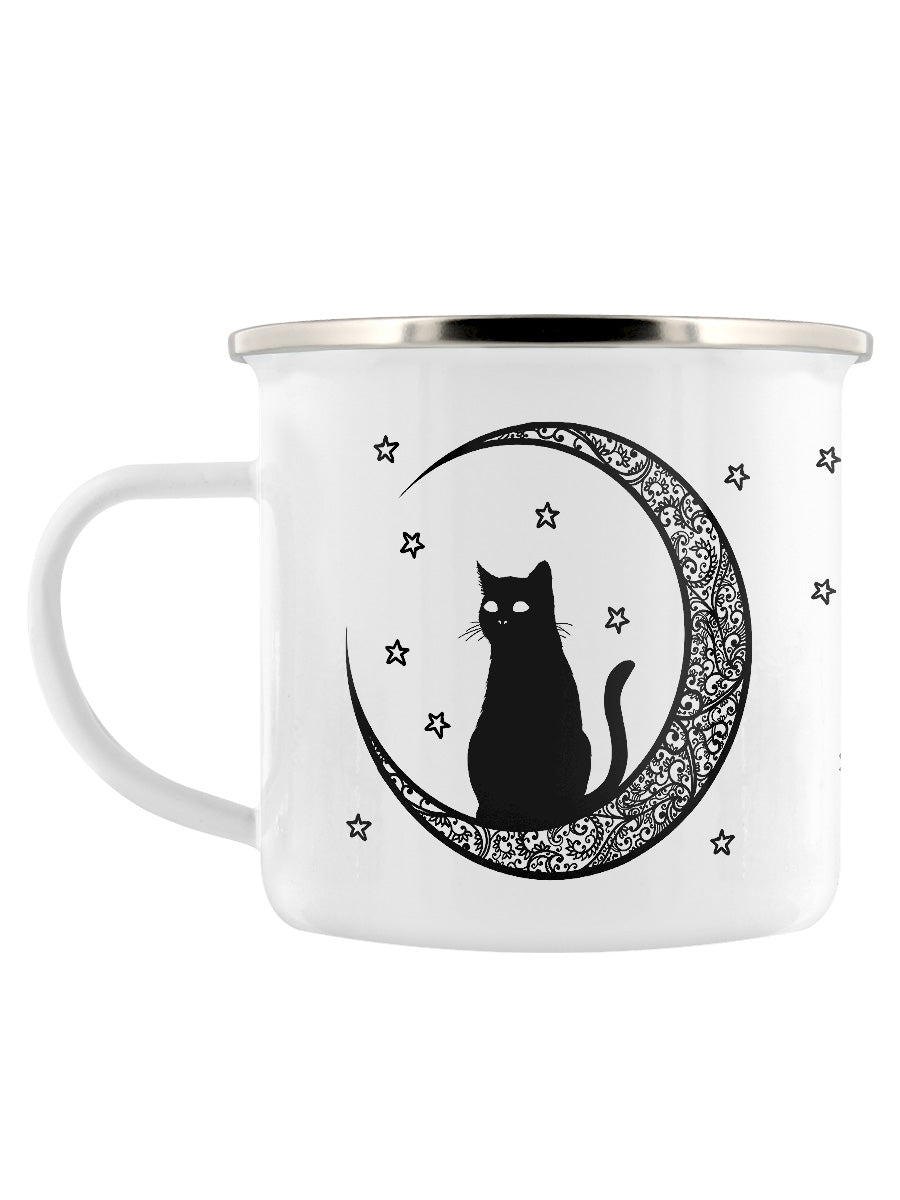 Celestial Kitten Enamel Mug