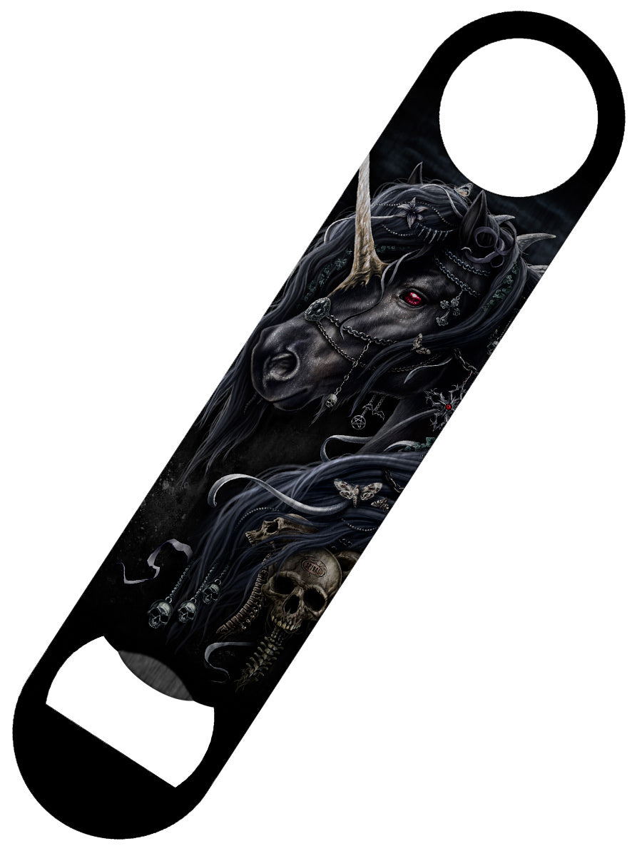 Spiral Dark Unicorn Bar Blade Bottle Opener