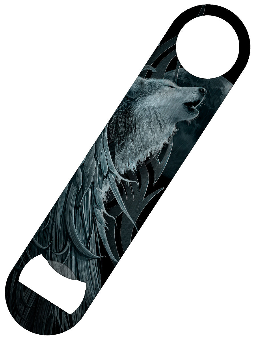 Spiral Wolf Spirit Bar Blade Bottle Opener