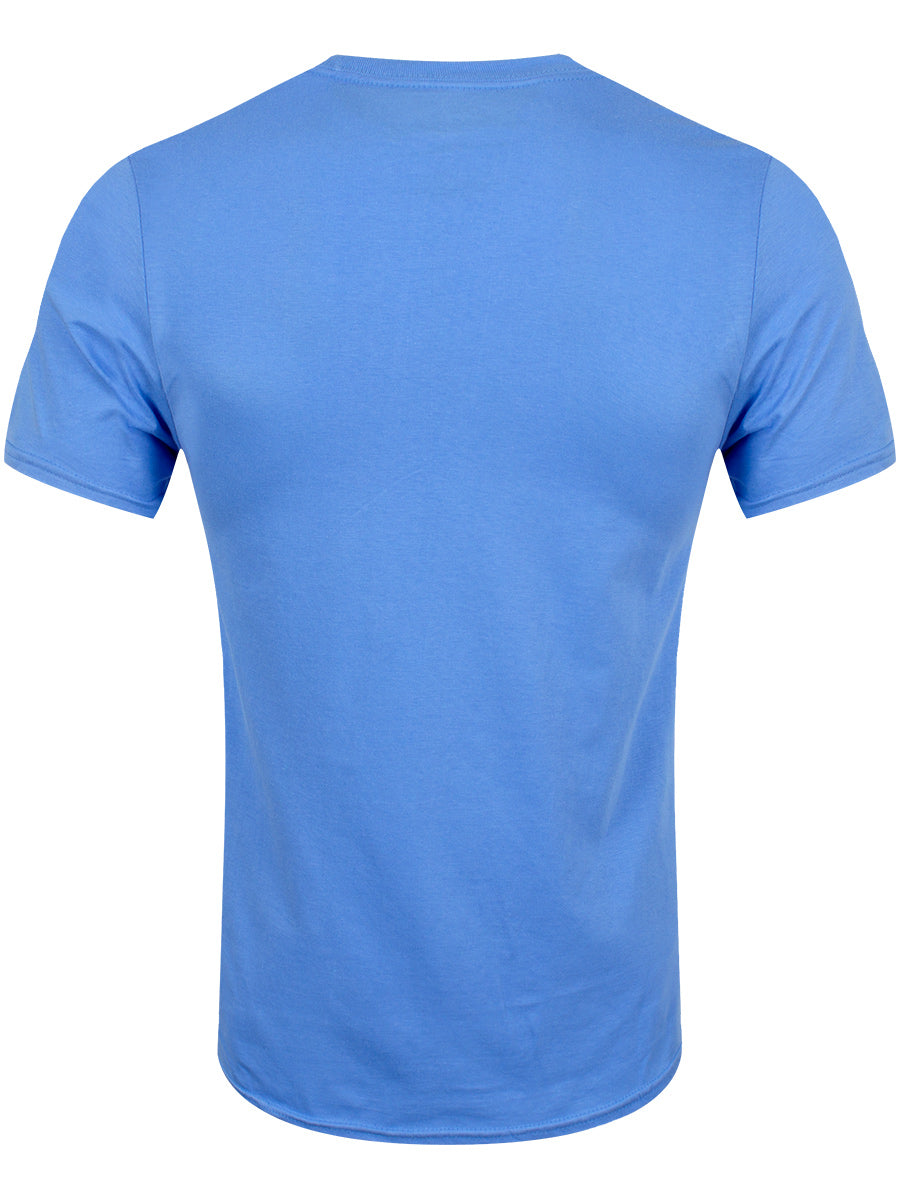 Rolling Stones Steel Wheels Men's Blue T-Shirt