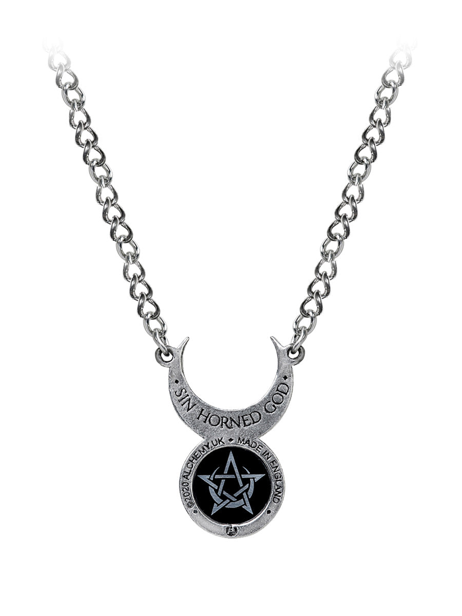 Alchemy Wiccan Sin Horned God Pendant