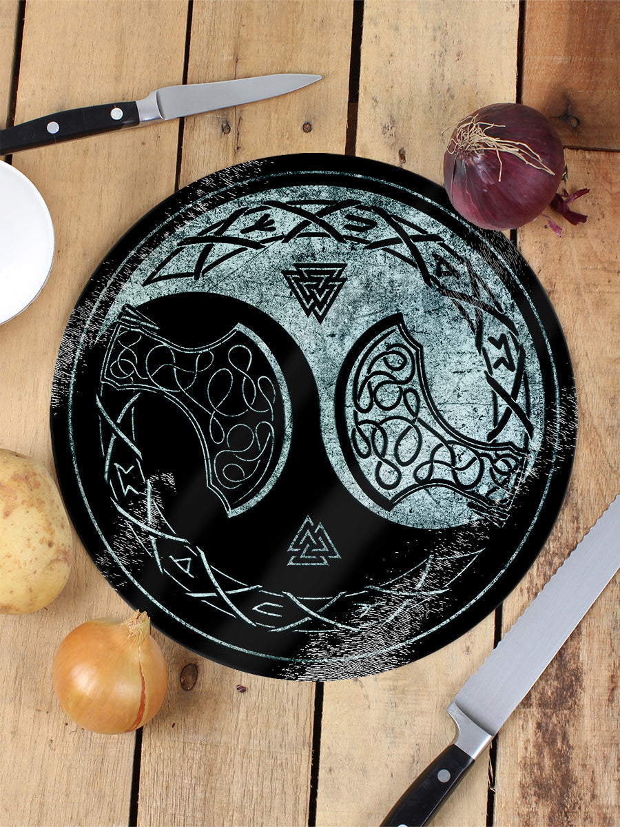 Viking Yin Yang Glass Chopping Board