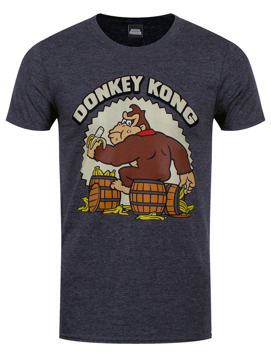 Nintendo Donkey Kong Bananas Men's Heather Grey T-Shirt