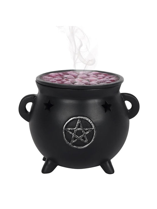 Pentagram Cauldron Incense Cone Burner