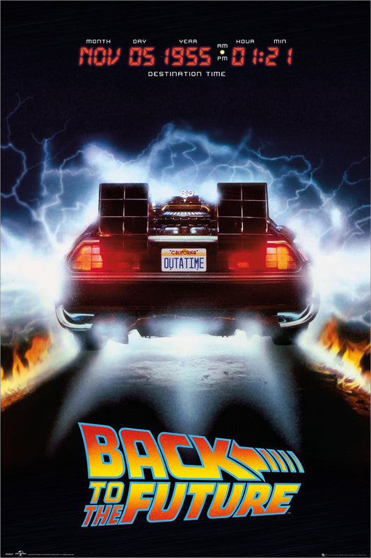 Back To The Future Delorean Maxi Poster
