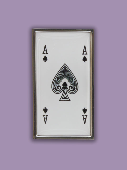 Ace Of Spades Enamel Pin Badge