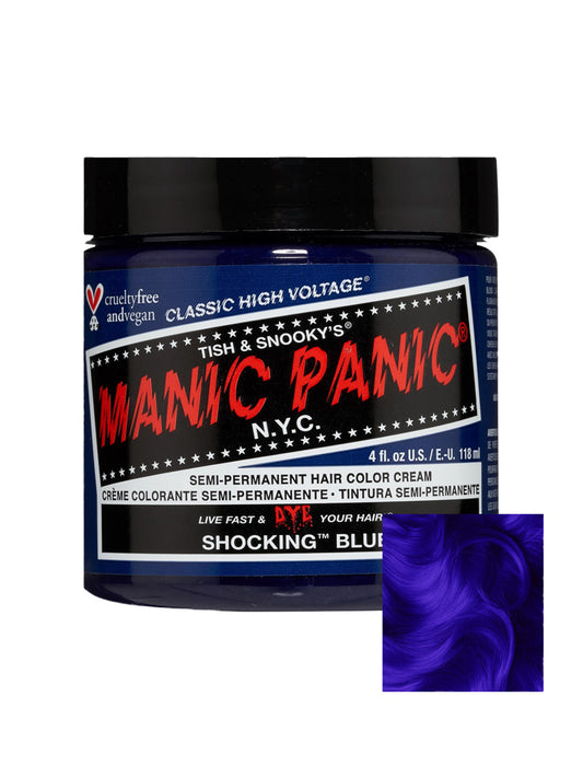 Manic Panic High Voltage Classic Cream Formula Colour Hair Dye 118ml - Shocking Blue