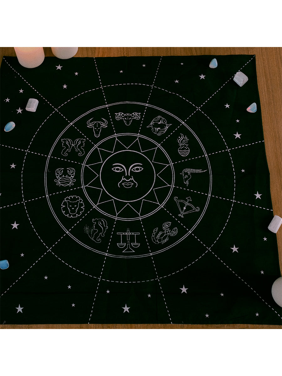 Zodiac Star Sign Altar Cloth - 70cm x 70cm