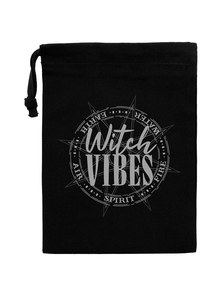 Elemental Witch Vibes Black Crystal Bag